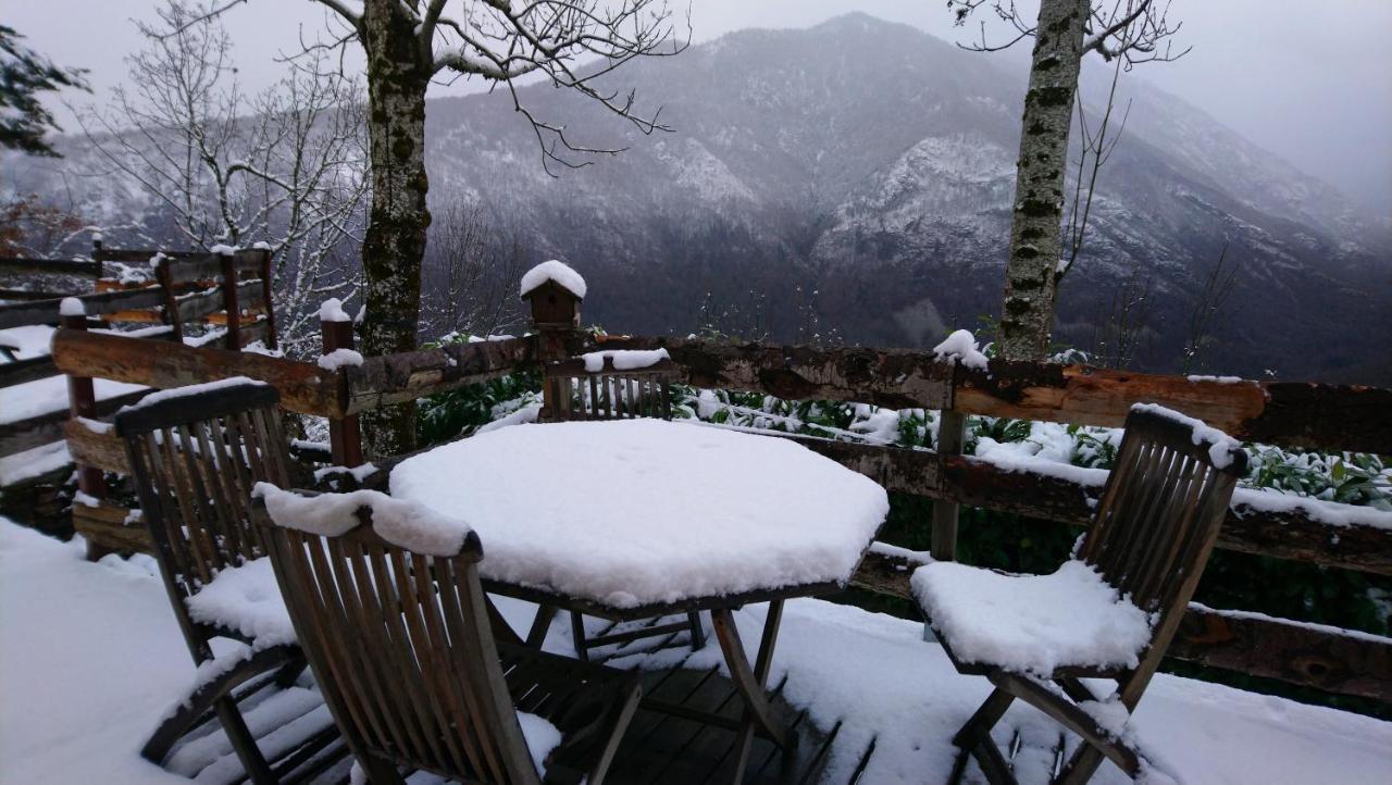 Le Chalet De Larcat Bagian luar foto